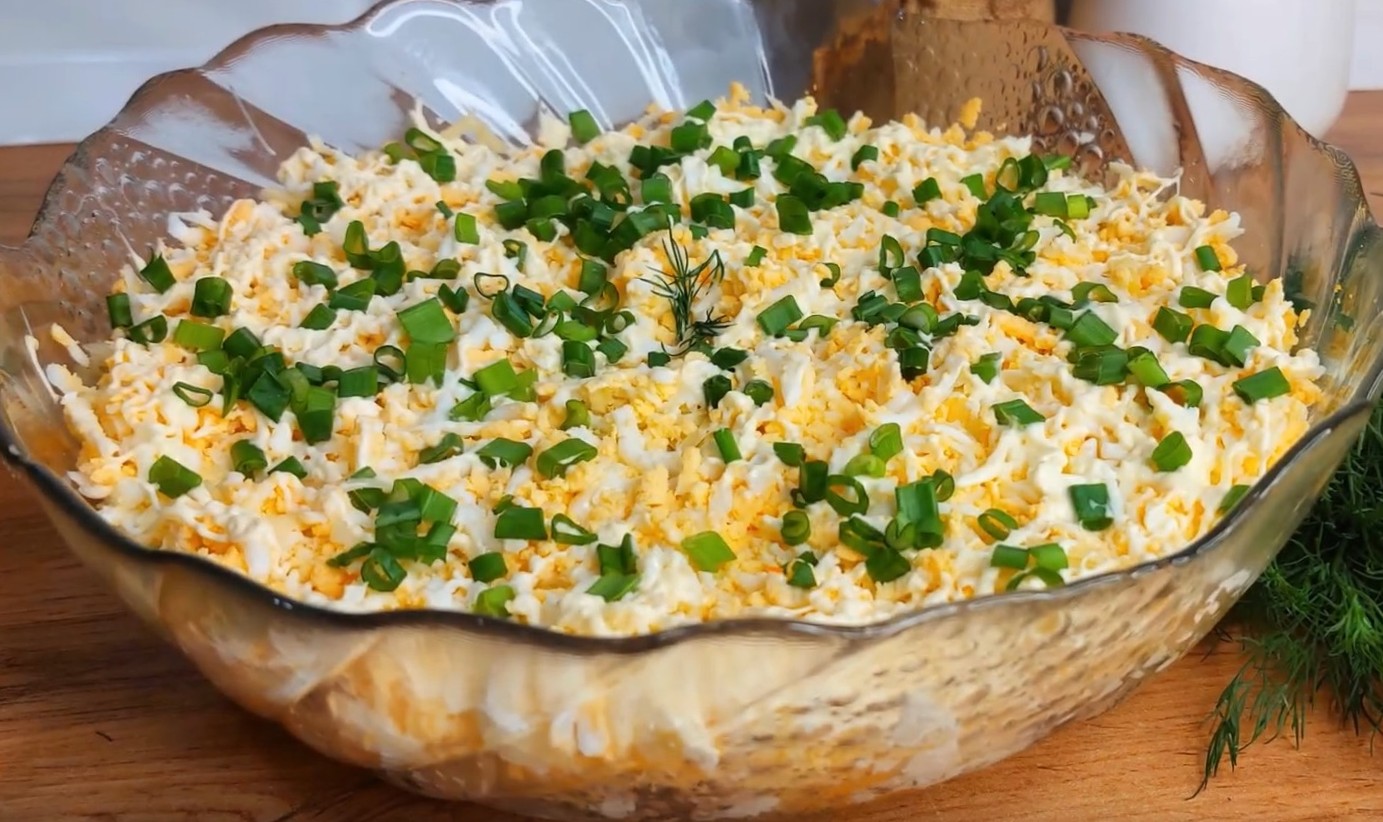 Быстрый салат с огурцами1