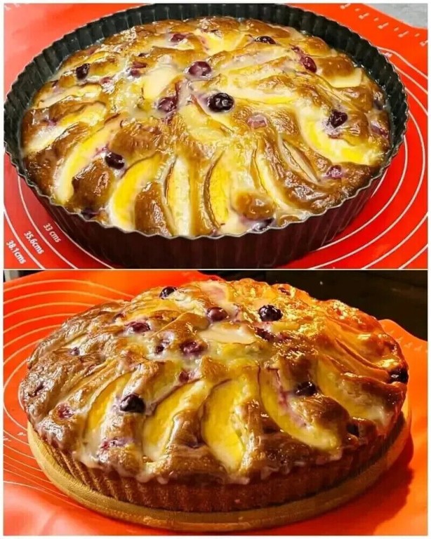 Пирог на кефире 3 стакана Как же это Вкусно
