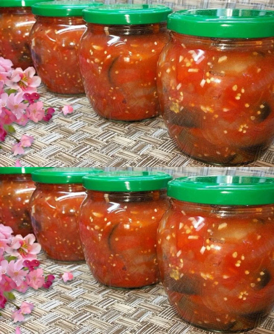 Самая вкусная закуска из баклажанов. Зимой пожалела, что закрыла мало
