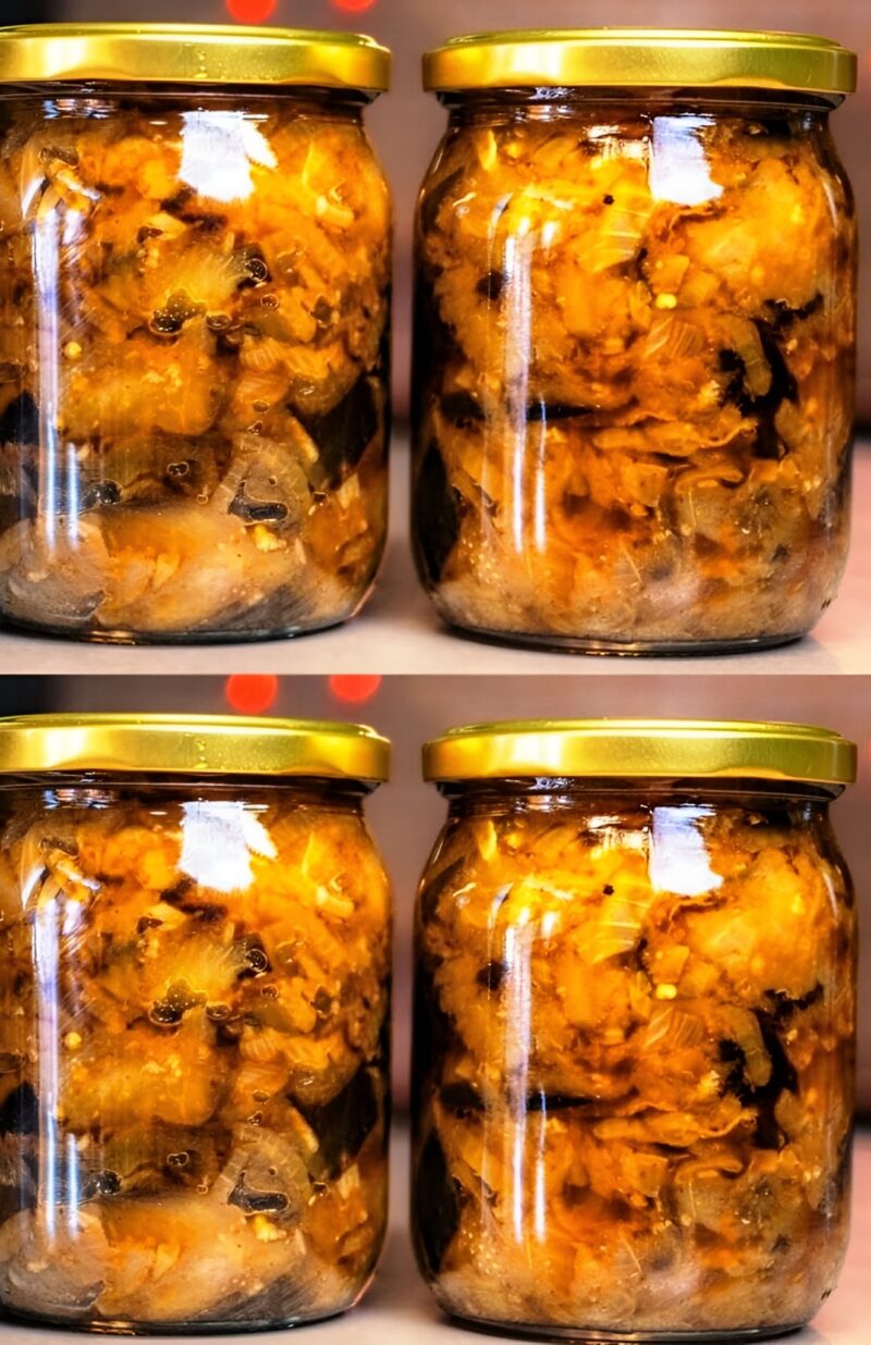 МАРИНОВАННЫЕ БАКЛАЖАНЫ С ЧЕСНОКОМ НА ЗИМУ. Так вкусно, что с утра приготовили, а к вечеру нечего было закатывать