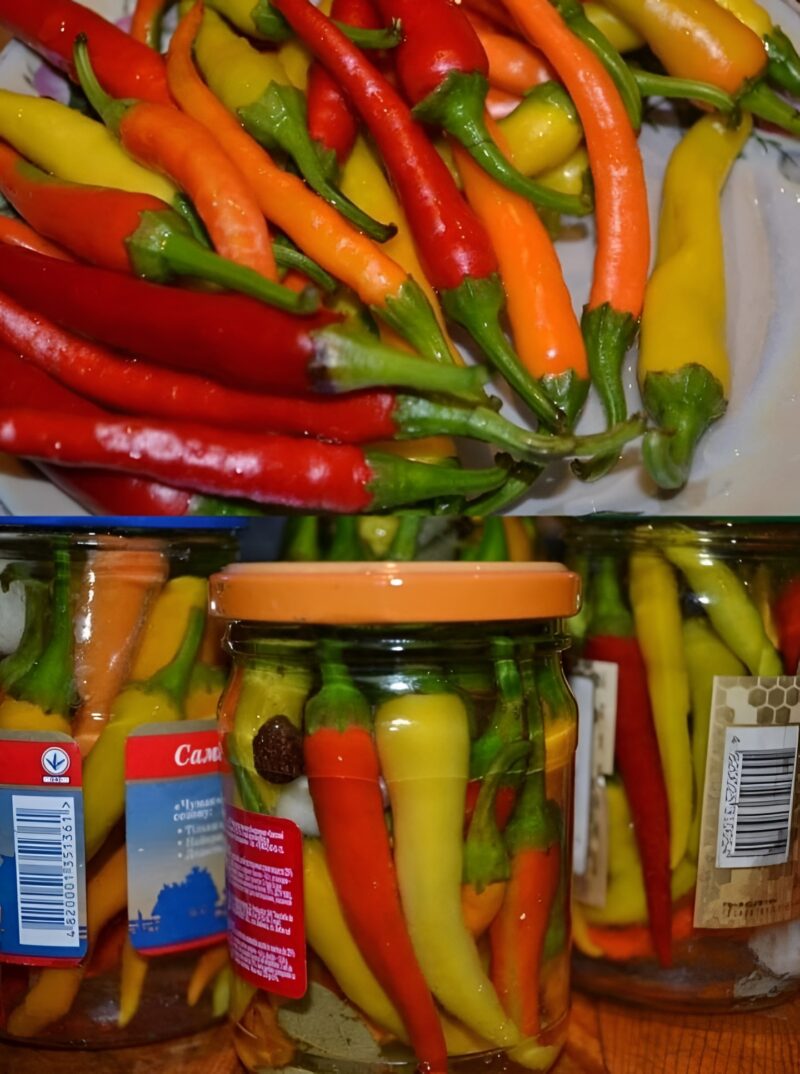 МАРИНОВАННЫЕ ПЕРЦЫ ЧИЛИ НА ЗИМУ 