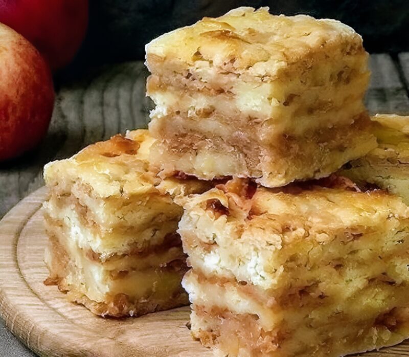 НАСЫПНОЙ ЯБЛОЧНЫЙ ПИРОГ «ТРИ СТАКАНА»