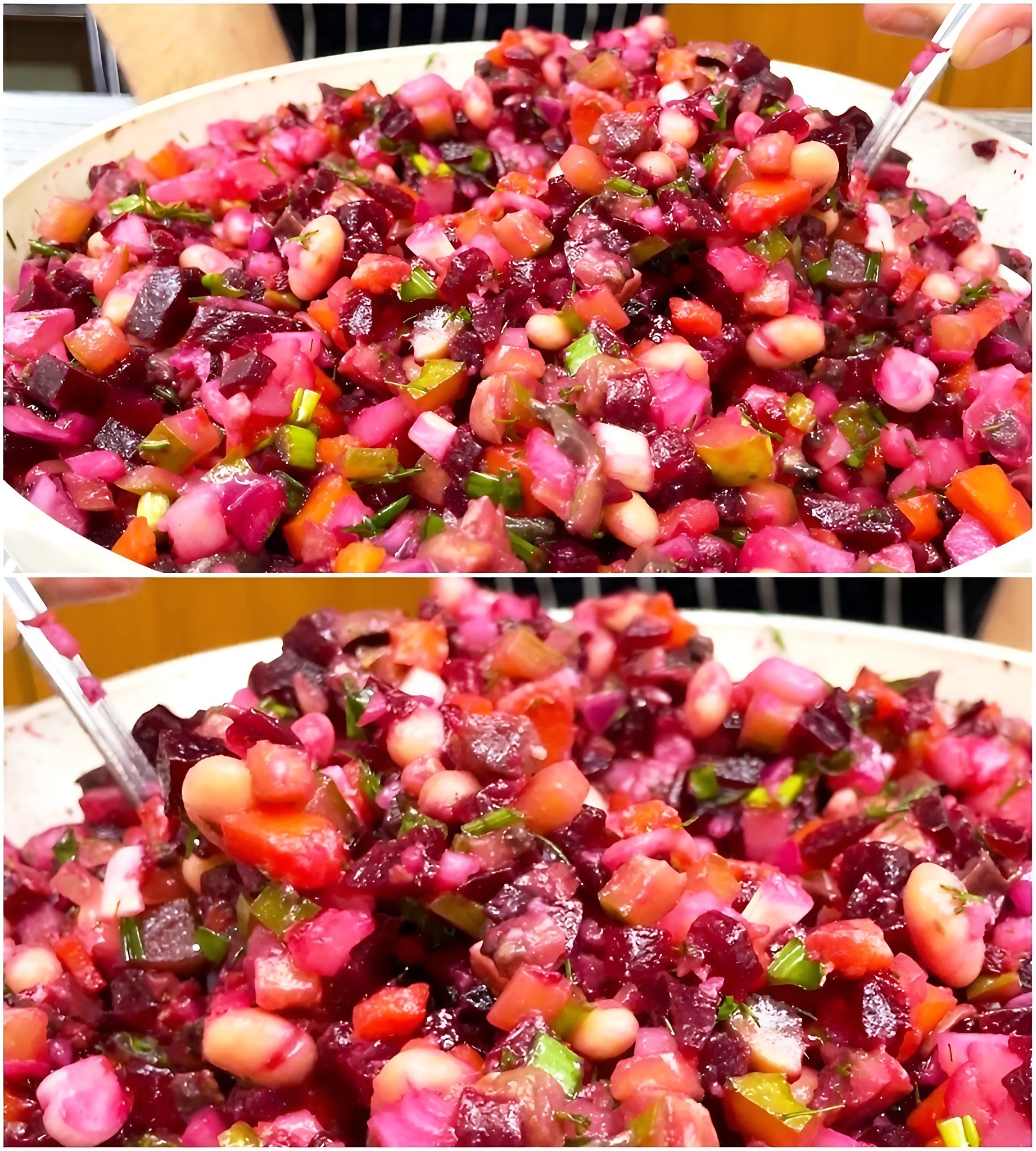 Винегрет года — по новому рецепту! 👍 🤩 Всего 3 ингредиента — и привычный салат становится намного вкуснее и сочнее! 😋 ⏱️ Этот вариант побил все рекорды по скорости приготовления и уже стал хитом на кухнях!