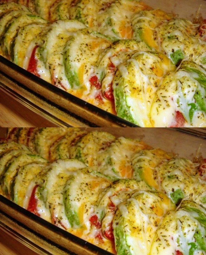 ВКУСНЕЙШИЕ КАБАЧКИ, ЗАПЕЧЕННЫЕ С ПОМИДОРАМИ И СЫРОМ