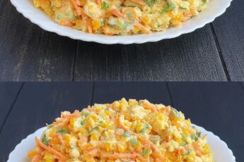 Салат “Венеция”. Сочный, яркий и очень вкусный.