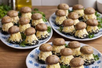 Самая красивая и вкусная закуска! Данная закуска это некая интерпретации салата «Грибная поляна». Вкуснятина