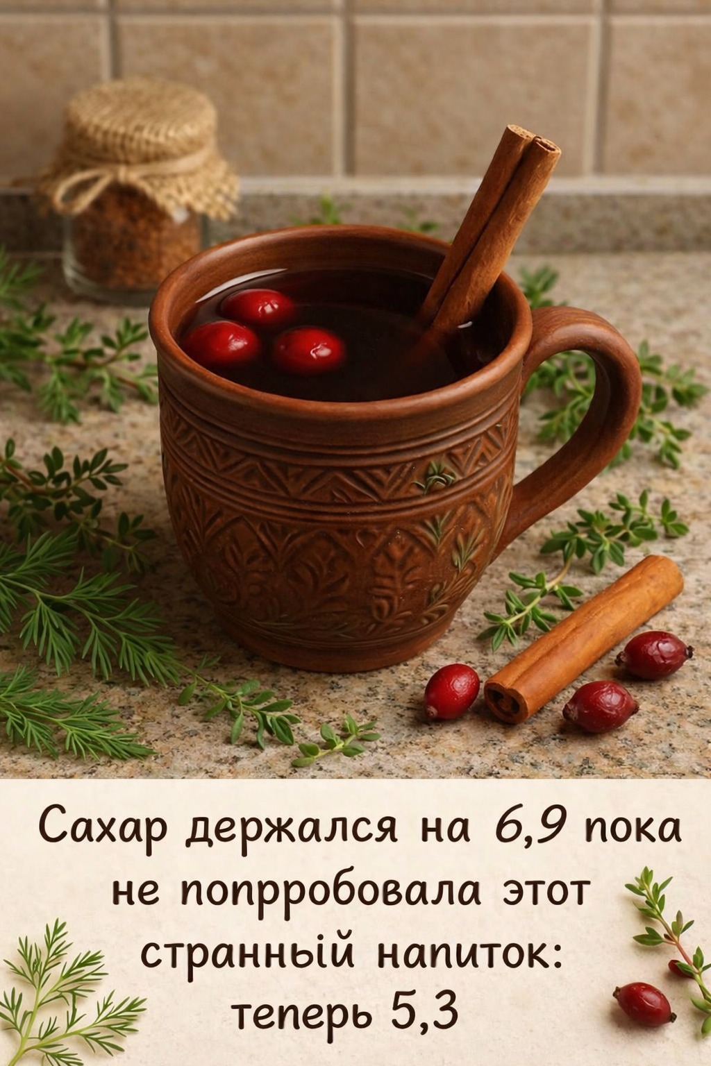 Сахap держался на 6.9 пока я не попробовала этот странный напиток — теперь 5.3. Сахap держался на 6.9 пока я не попробовала этот странный напиток — теперь 5.3.