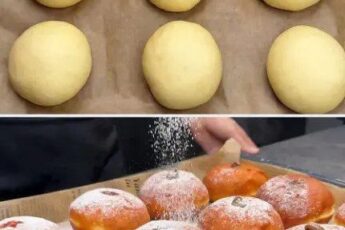 Воздушные пончики с начинкой