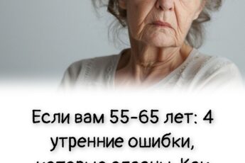 Если вам 55-65 лет: 4 утренние ошибки, которые опасны. Как правильно начинать утро
