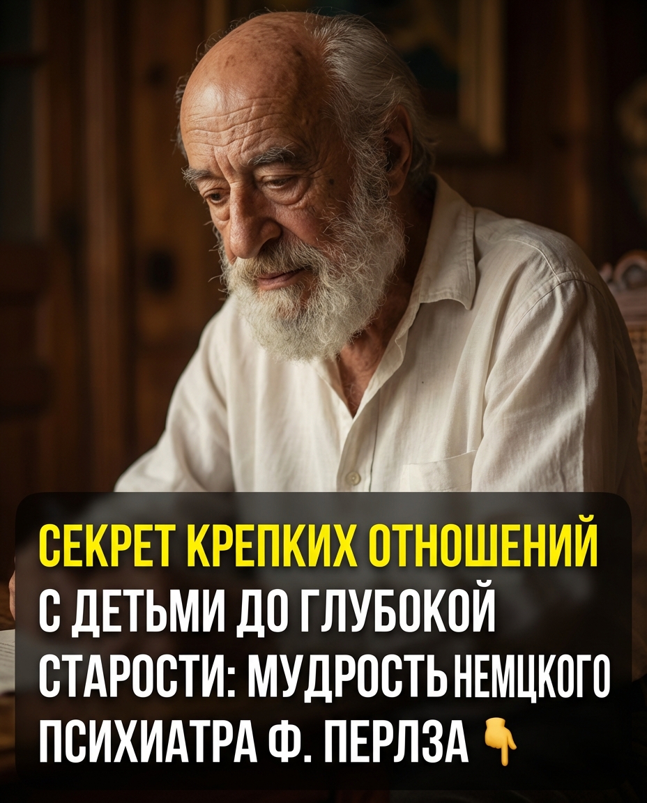 Каким образом поддерживать добрые отношения с детьми до глубокой старости: рекомендация немецкого психиатра Ф.Перлза