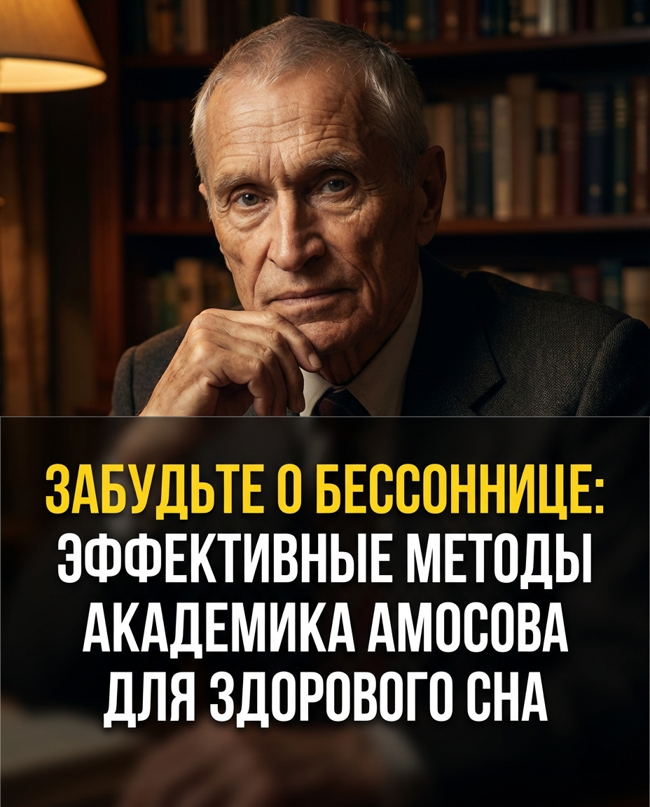 Навсегда покончено с бессонницей: рекомендации академика Амосова, которые действительно эффективны