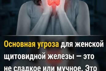Основная угроза для женской щитовидной железы заключается не в сахаре и выпечке. Но существует одна привычка, важность которой всеми недооценивается