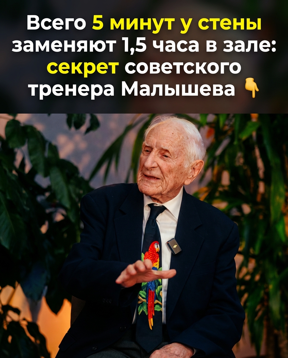 Пять минут у стены дают эффект, превосходящий полуторачасовую тренировку: советский тренер Малышев.