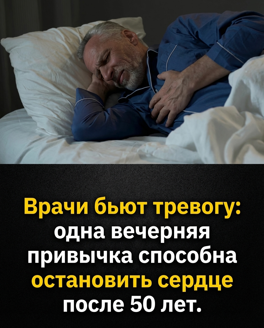 Врач предупреждает всех, кому за 50: всего одна ошибка перед сном способна серьезно навредить сердцу.
