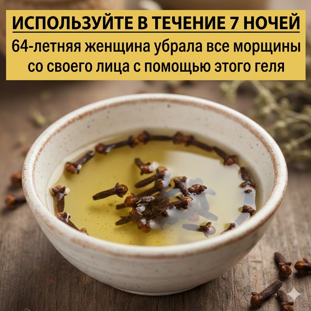 Разгладьте морщины гвоздичным маслом