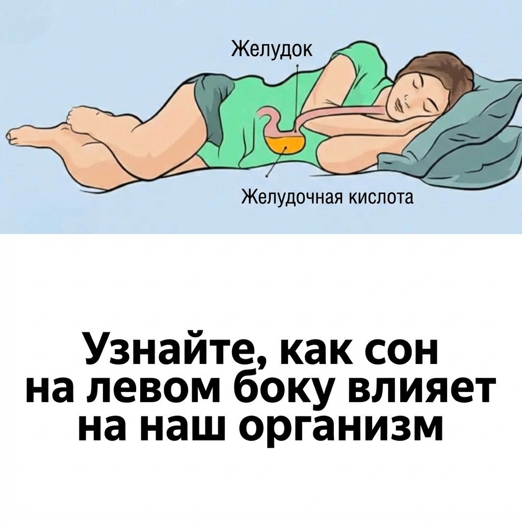 Сон на левом боку вызывает…