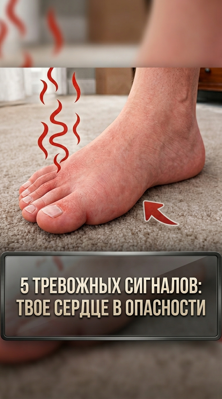 5 скрытых признаков того, что вашему сердцу грозит серьезная опасность