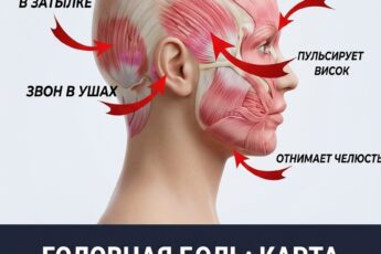 Гибкая схема локализации головной боли и методы борьбы с ней.