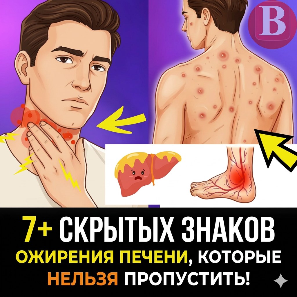 Жировая болезнь печени: тревожные сигналы, которые нельзя игнорировать Жировая болезнь печени: тревожные сигналы, которые нельзя игнорировать