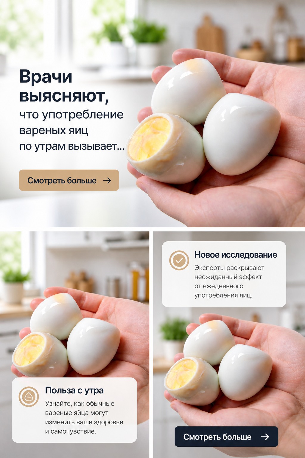 Врачи выясняют, что употребление вареных яиц по утрам вызывает... Врачи выясняют, что употребление вареных яиц по утрам вызывает...