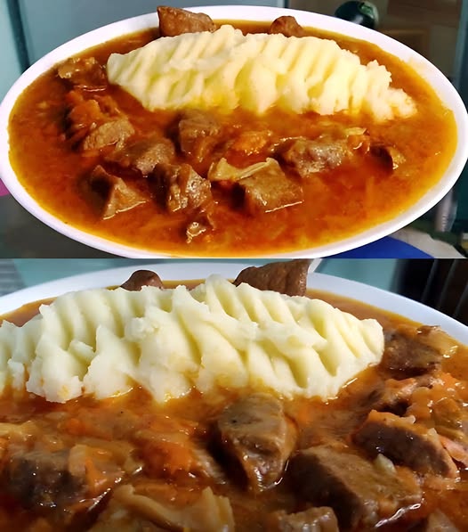 ГУЛЯШ, КАК В СССР! 🥹 Тот самый вкус детства — нежное мясо и ароматная подлива по классическому рецепту! 😍🥩 Сказочно вкусно, просто и с душой — как в столовой из прошлого ГУЛЯШ, КАК В СССР! 🥹 Тот самый вкус детства — нежное мясо и ароматная подлива по классическому рецепту! 😍🥩 Сказочно вкусно, просто и с душой — как в столовой из прошлого