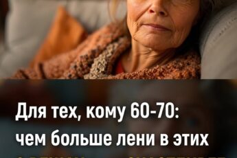 Людям в возрасте 60-70 лет: чем меньше стараний вы приложите к этим 9 аспектам в старости, тем вы будете счастливее.