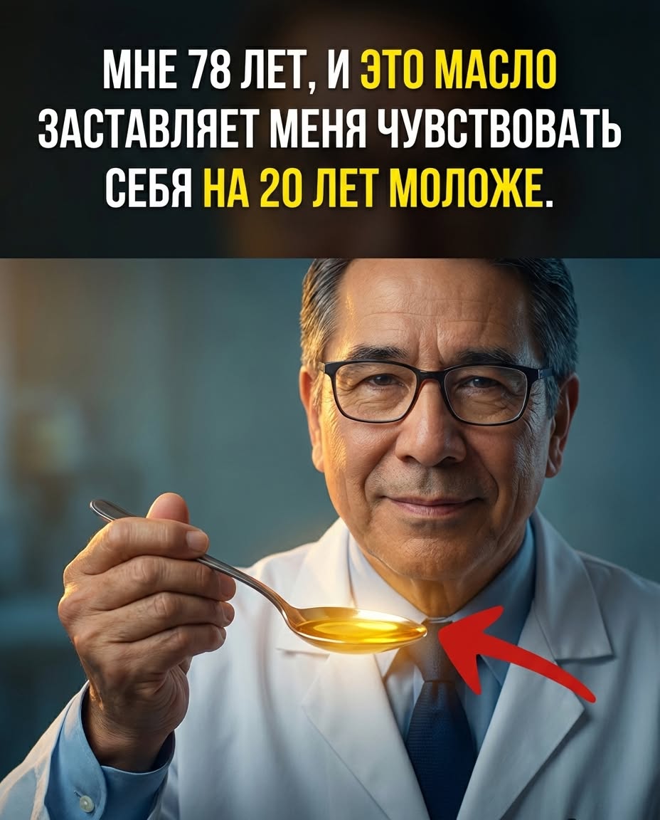 Мне 78 лет, и я использую это масло каждое утро; я снова чувствую себя молодым