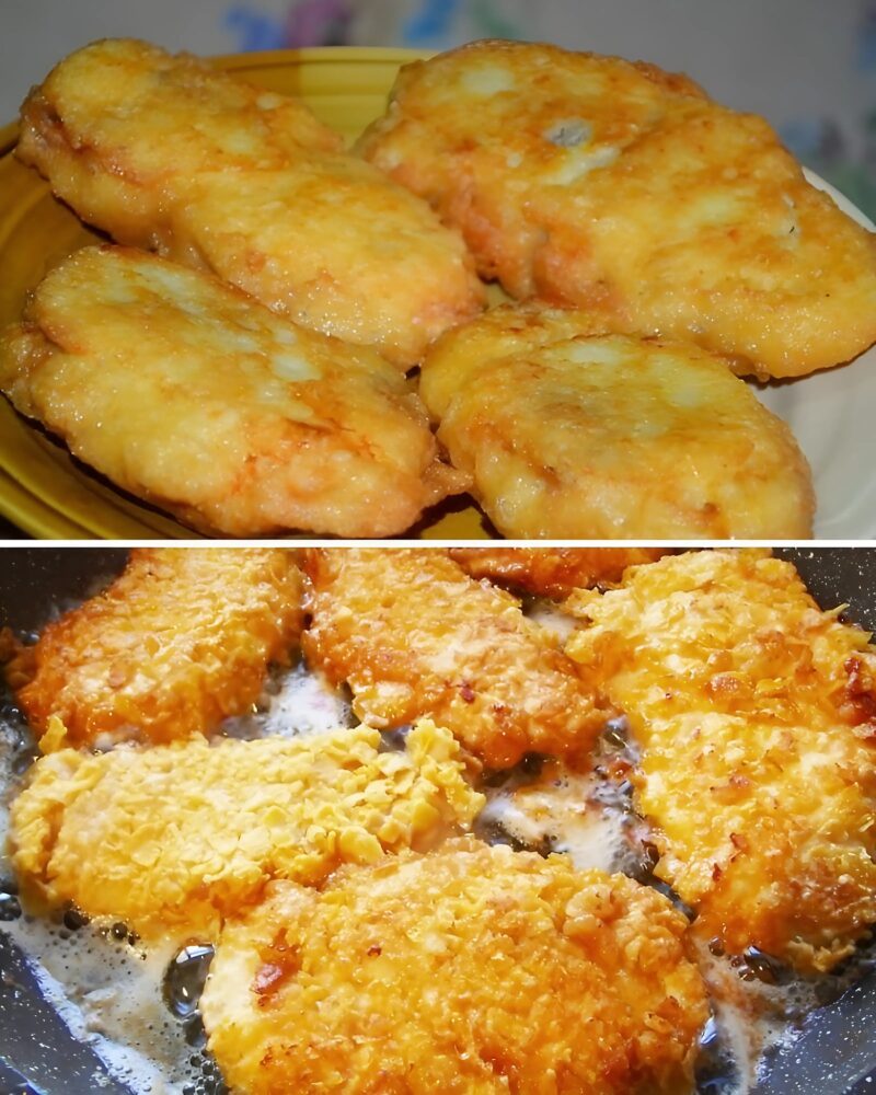 Не потеряйте этот рецепт! Универсальный и очень вкусный кляр — идеально подходит для мяса, курицы и рыбы 😍 С ним всё получается сочно, хрустяще и по-настоящему аппетитно! 