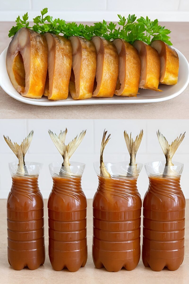 Скумбрия в бутылке, как копченая! 😲» Просто кладу рыбу в бутылку и заливаю маринадом — вкус, который удивляет всех! Скумбрия в бутылке, как копченая! 😲» Просто кладу рыбу в бутылку и заливаю маринадом — вкус, который удивляет всех!