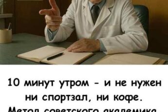 10 минут утром — и не нужен ни спортзал, ни кофе. Метод советского академика, который держал себя в форме до 90 лет