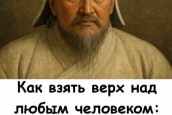 Как взять вверх над любым человеком: гениальная цитата Чингисхана.